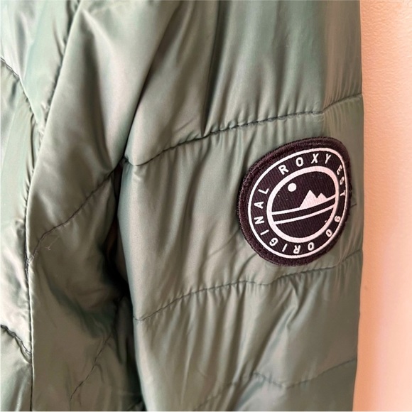 Roxy lightweight Green Jacket Medium - Picture 3 of 4